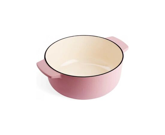 Кастрюля KitchenAid чавунна з кришкою 5,2 л Суха троянда (CC007431-001), изображение 4 Кастрюля KitchenAid чавунна з кришкою 5,2 л Суха троянда (CC007431-001), изображение 4
