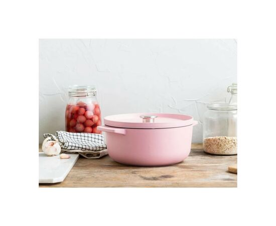 Кастрюля KitchenAid чавунна з кришкою 5,2 л Суха троянда (CC007431-001), изображение 5 Кастрюля KitchenAid чавунна з кришкою 5,2 л Суха троянда (CC007431-001), изображение 5