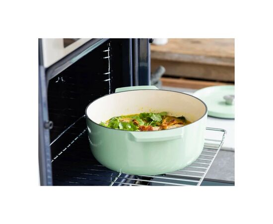 Кастрюля KitchenAid чавунна з кришкою 5,2 л Фісташкова (CC007434-001), изображение 7 Кастрюля KitchenAid чавунна з кришкою 5,2 л Фісташкова (CC007434-001), изображение 7