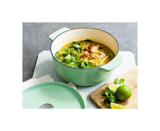 Кастрюля KitchenAid чавунна з кришкою 5,2 л Фісташкова (CC007434-001), изображение 8 Кастрюля KitchenAid чавунна з кришкою 5,2 л Фісташкова (CC007434-001), изображение 8