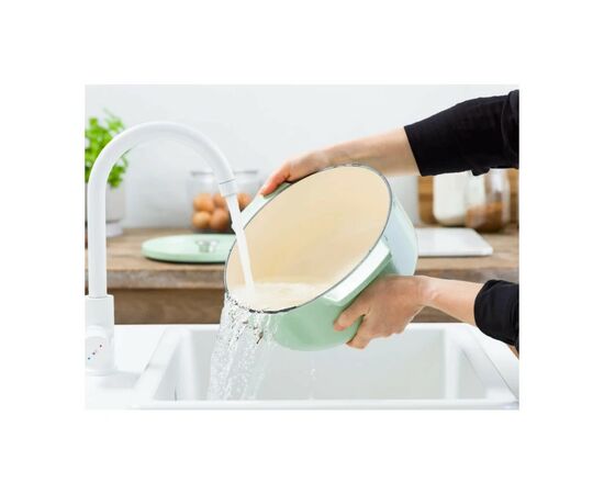 Кастрюля KitchenAid чавунна з кришкою 5,2 л Фісташкова (CC007434-001), изображение 9 Кастрюля KitchenAid чавунна з кришкою 5,2 л Фісташкова (CC007434-001), изображение 9
