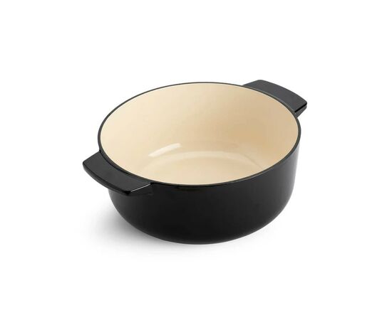 Кастрюля KitchenAid чавунна з кришкою 5,2 л Чорна (CC006061-001), изображение 5 Кастрюля KitchenAid чавунна з кришкою 5,2 л Чорна (CC006061-001), изображение 5