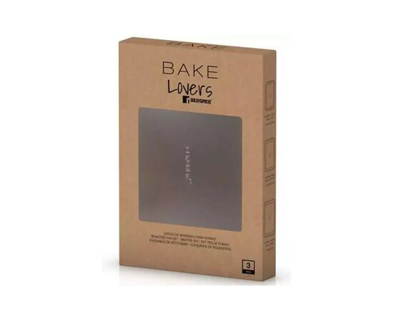 Форма для выпечки Bergner Bakeware lovers Набір 3 предмета (BG-37193-CO), изображение 4 Форма для выпечки Bergner Bakeware lovers Набір 3 предмета (BG-37193-CO), изображение 4