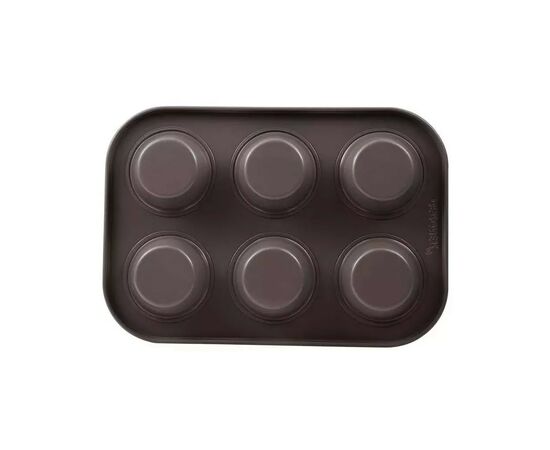 Форма для выпечки Bergner Bakeware lovers для мафінів Набір 2 предмета (BG-37197-CO), изображение 3 Форма для выпечки Bergner Bakeware lovers для мафінів Набір 2 предмета (BG-37197-CO), изображение 3