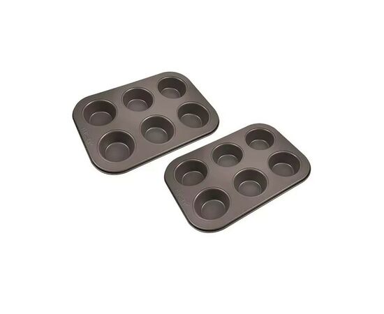 Форма для выпечки Bergner Bakeware lovers для мафінів Набір 2 предмета (BG-37197-CO)