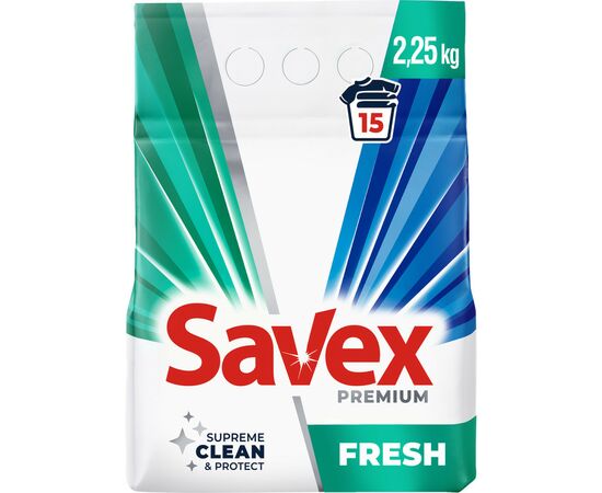 Пральний порошок Savex Premium Fresh 2.25 кг (3800024047909)