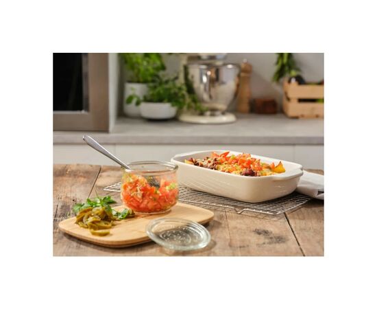 Форма для выпечки KitchenAid з кришкою керамогранітна 1,9 л Кремова (CC006107-001), изображение 7 Форма для выпечки KitchenAid з кришкою керамогранітна 1,9 л Кремова (CC006107-001), изображение 7