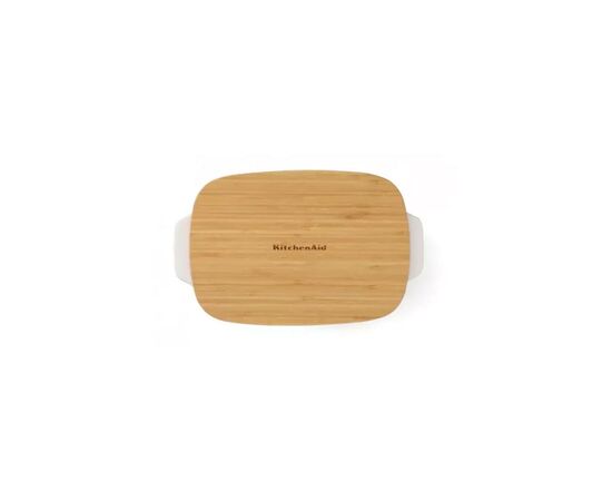 Форма для выпечки KitchenAid з кришкою керамогранітна 3,8 л Фісташкова (CC007426-001), изображение 3 Форма для выпечки KitchenAid з кришкою керамогранітна 3,8 л Фісташкова (CC007426-001), изображение 3