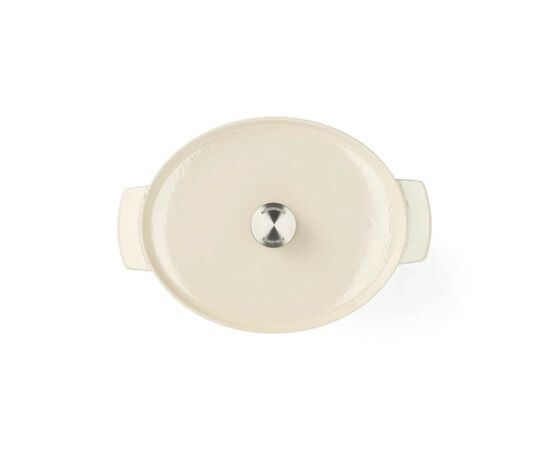 Гусятница KitchenAid Cast Iron 30 см 5,6 л Мигдалевий крем (CC006062-001), изображение 3 Гусятница KitchenAid Cast Iron 30 см 5,6 л Мигдалевий крем (CC006062-001), изображение 3