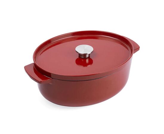 Гусятница KitchenAid Cast Iron 30 см 5,6 л Червона (CC006063-001)