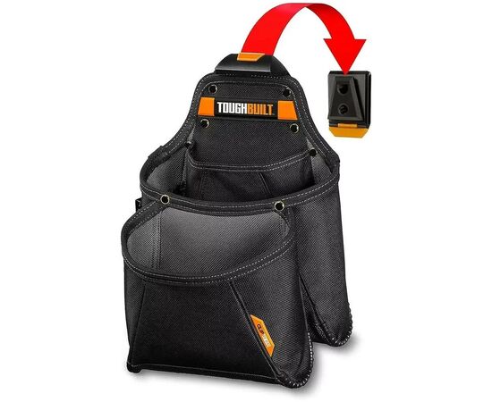 Сумка для инструмента ToughBuilt паясная с подставкой, для расходных материалов (TB-CT-03), изображение 7 Сумка для инструмента ToughBuilt паясная с подставкой, для расходных материалов (TB-CT-03), изображение 7