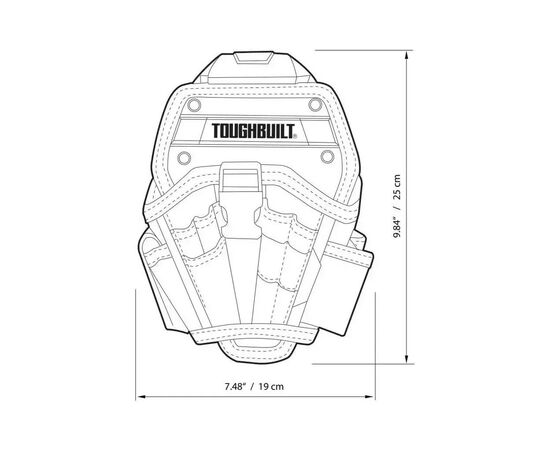 Сумка для инструмента ToughBuilt быстросъемная кобура для большой дрели (TB-CT-20-L), изображение 7 Сумка для инструмента ToughBuilt быстросъемная кобура для большой дрели (TB-CT-20-L), изображение 7
