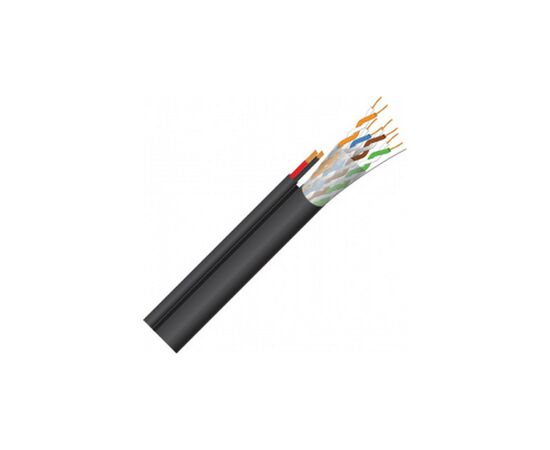 Кабель мережевий FinMark UTP 305м CAT5e 4P 24AWG-2x0.75 power PE B Drum (163692)