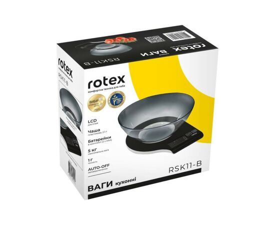 Весы кухонные Rotex RSK11-B, изображение 2 Весы кухонные Rotex RSK11-B, изображение 2
