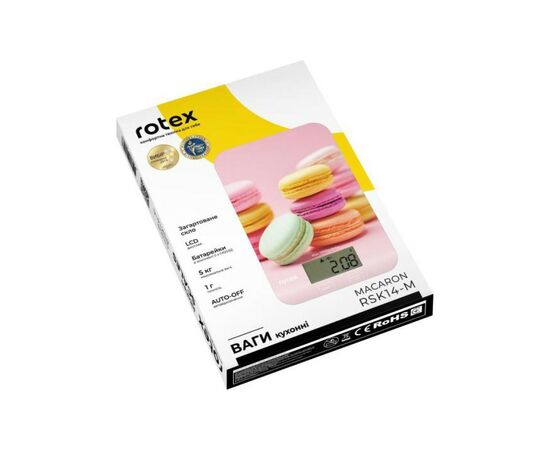 Весы кухонные Rotex RSK14-M macaron, изображение 5 Весы кухонные Rotex RSK14-M macaron, изображение 5