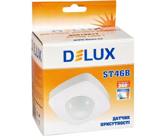 Датчик руху Delux ST46B (90018217), зображення 3 Датчик руху Delux ST46B (90018217), зображення 3