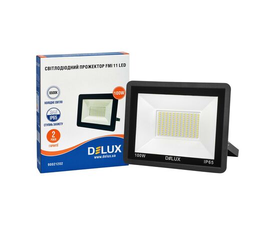Светильник Delux FMI 11 LED 100Вт 6500K IP65 (90021202), изображение 3 Светильник Delux FMI 11 LED 100Вт 6500K IP65 (90021202), изображение 3