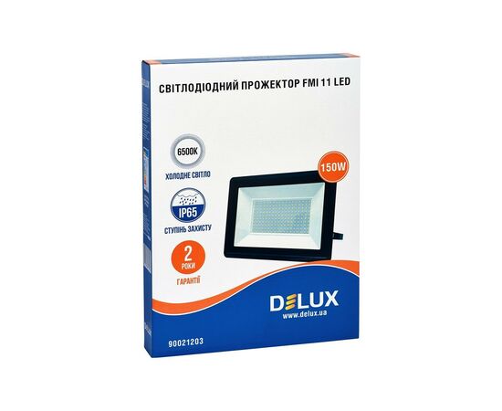 Светильник Delux FMI 11 LED 150Вт 6500K IP65 (90021203), изображение 2 Светильник Delux FMI 11 LED 150Вт 6500K IP65 (90021203), изображение 2