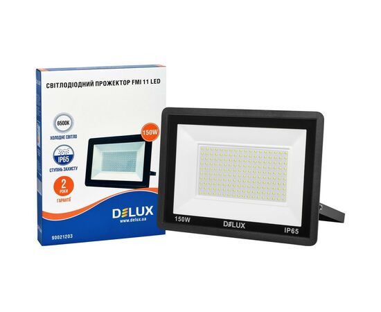 Светильник Delux FMI 11 LED 150Вт 6500K IP65 (90021203), изображение 3 Светильник Delux FMI 11 LED 150Вт 6500K IP65 (90021203), изображение 3