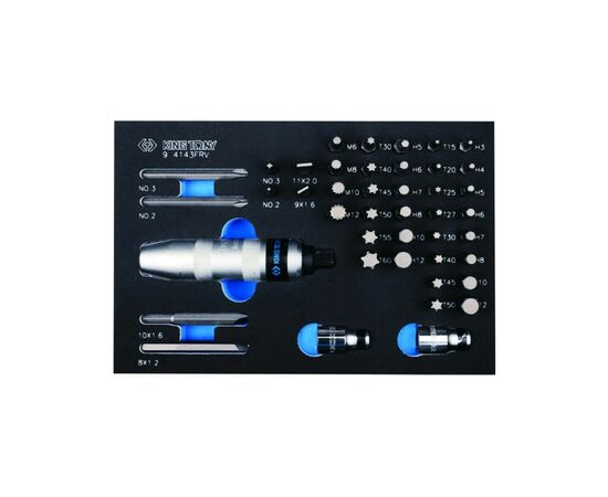 Набор инструментов KING TONY для тележки 259 шт. в ложементе (934-018MRVD), изображение 5 Набор инструментов KING TONY для тележки 259 шт. в ложементе (934-018MRVD), изображение 5