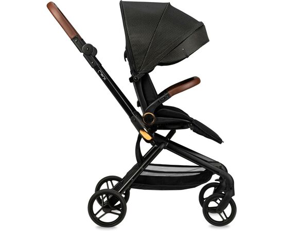 Коляска MoMi Adelle, черная с золотом (WOSP00034), изображение 3 Коляска MoMi Adelle, черная с золотом (WOSP00034), изображение 3