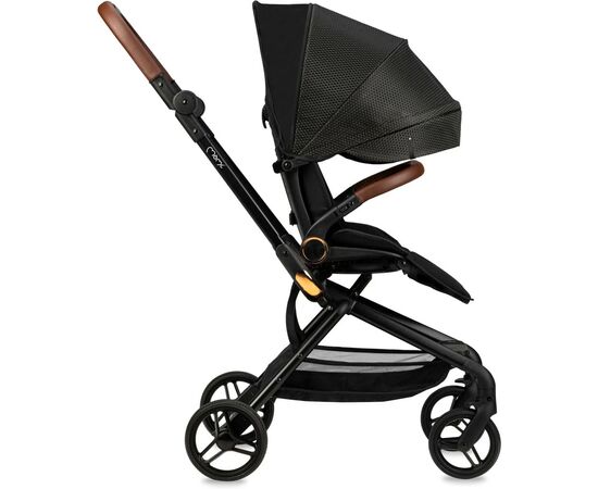 Коляска MoMi Adelle, черная с золотом (WOSP00034), изображение 4 Коляска MoMi Adelle, черная с золотом (WOSP00034), изображение 4