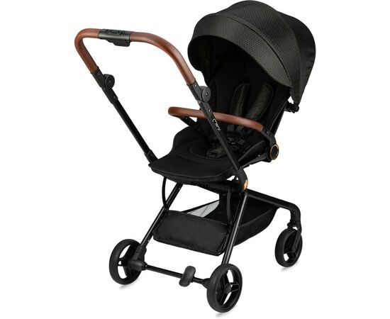 Коляска MoMi Adelle, черная с золотом (WOSP00034), изображение 5 Коляска MoMi Adelle, черная с золотом (WOSP00034), изображение 5