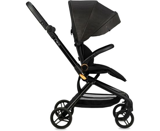 Коляска MoMi Adelle, черный с красным (WOSP00035), изображение 3 Коляска MoMi Adelle, черный с красным (WOSP00035), изображение 3