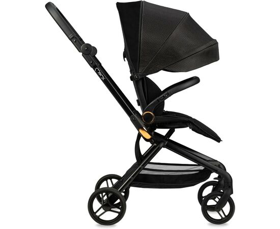 Коляска MoMi Adelle, черный с красным (WOSP00035), изображение 4 Коляска MoMi Adelle, черный с красным (WOSP00035), изображение 4