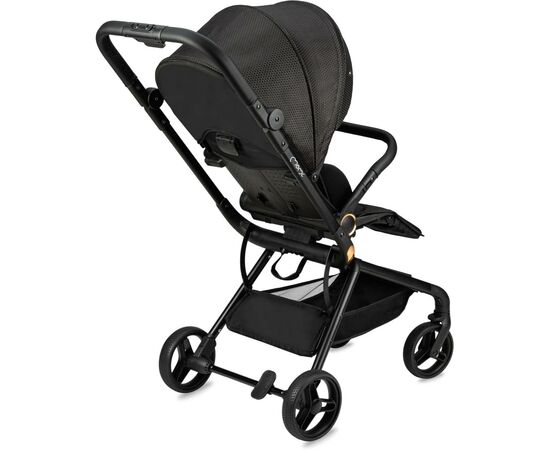 Коляска MoMi Adelle, черный с красным (WOSP00035), изображение 6 Коляска MoMi Adelle, черный с красным (WOSP00035), изображение 6