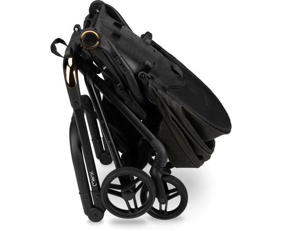 Коляска MoMi Adelle, черный с красным (WOSP00035), изображение 9 Коляска MoMi Adelle, черный с красным (WOSP00035), изображение 9