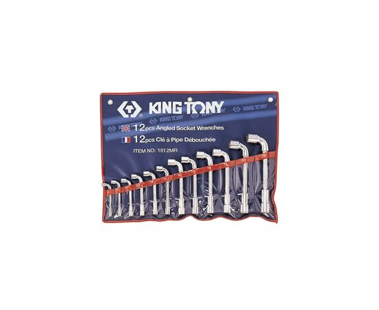 Ключ KING TONY Г-образный 12 шт., 8-24 мм (1812MR)