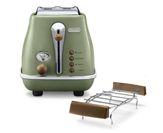 Тостер DeLonghi CTOV 2103.GR (CTOV2103.GR), изображение 2 Тостер DeLonghi CTOV 2103.GR (CTOV2103.GR), изображение 2