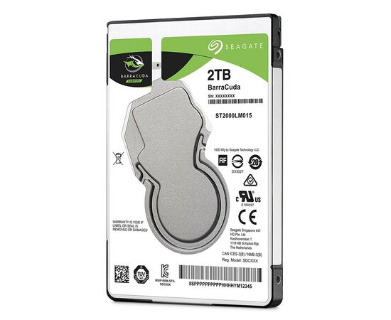 Жесткий диск для ноутбука Seagate 2.5" 2TB (ST2000LM015_), изображение 2 Жесткий диск для ноутбука Seagate 2.5" 2TB (ST2000LM015_), изображение 2
