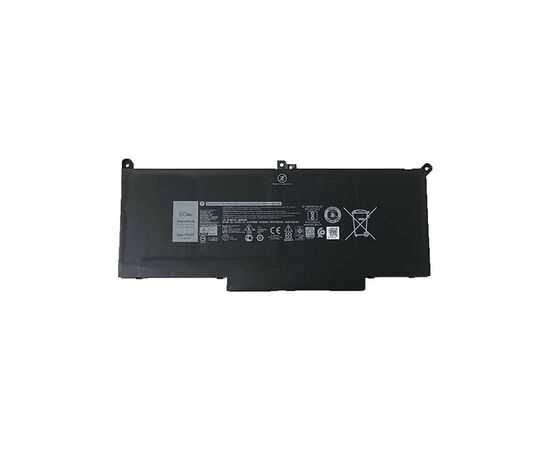 Аккумулятор для ноутбука Dell Latitude 7280 F3YGT, 53Wh (7200mAh), 4cell, 7.4V, Li-Pol AlSoft (A47873)