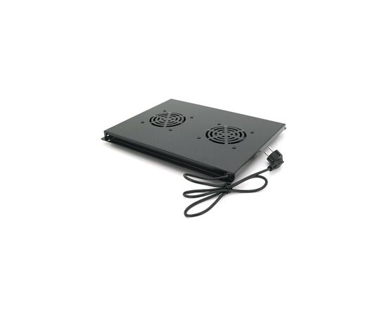 Вентиляторный модуль 2 вент. 19" 1U, для глибини 600мм Merlion (31230 / JG-06-2Fan)