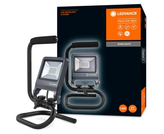 Светильник LEDVANCE LED WORKLIGHT 20W 840 S-STAND (4058075213838), изображение 2 Светильник LEDVANCE LED WORKLIGHT 20W 840 S-STAND (4058075213838), изображение 2