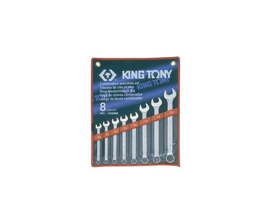 Ключ KING TONY комбинированный 8шт., 10-22мм (1208MR)