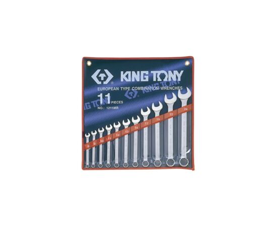 Ключ KING TONY ріжково-накидний 11 шт. (1211MR)