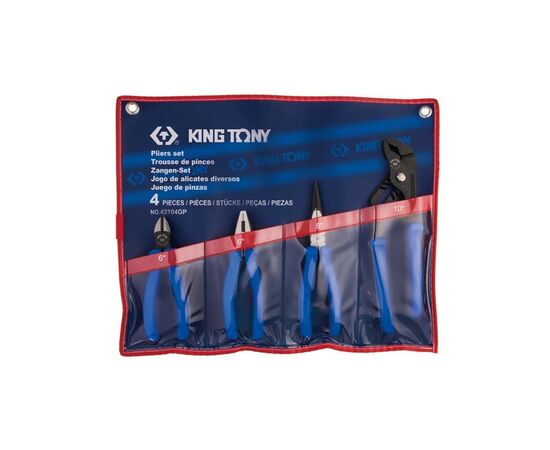 Набір інструментів KING TONY шарнірно-губцевих 4 шт. (42104GP)