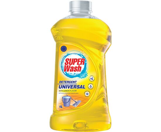 Засіб для миття підлоги Super Wash Лимон 1 л (4820096034064)