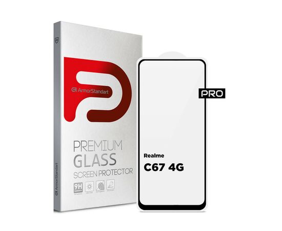 Скло захисне Armorstandart Realme C67 4G Black (ARM73852)