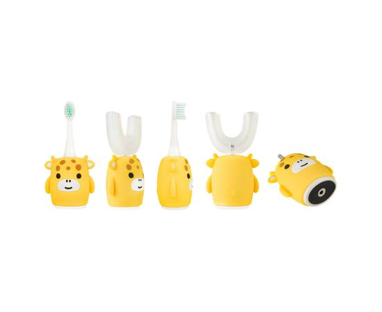 Электрическая зубная щетка AHealth KIDS SONIC SMILE 2 Yellow (AHkss2y), изображение 2 Электрическая зубная щетка AHealth KIDS SONIC SMILE 2 Yellow (AHkss2y), изображение 2