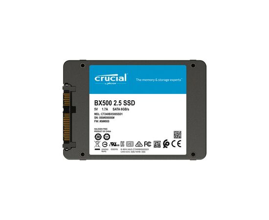 Накопичувач SSD 2.5" 1TB OEM Micron (CT1000BX500SSD1T), зображення 2 Накопичувач SSD 2.5" 1TB OEM Micron (CT1000BX500SSD1T), зображення 2