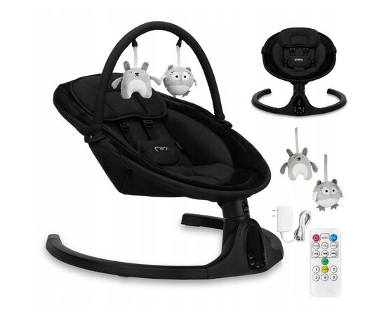 Кресло-качалка MoMi Kenani Onyx Black (BULE00038), изображение 2