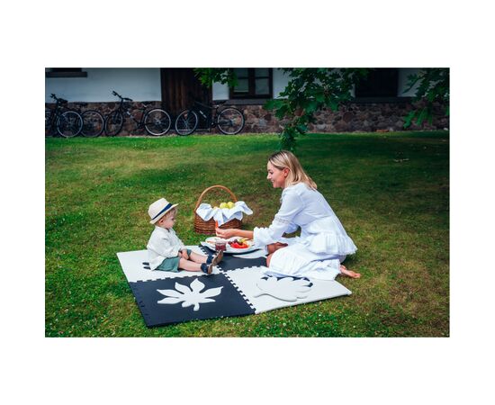 Дитячий килимок MoMi пазл Feli 120 х 120 cм Black (AKCE00028), зображення 11