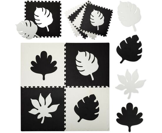 Дитячий килимок MoMi пазл Feli 120 х 120 cм Black (AKCE00028), зображення 2