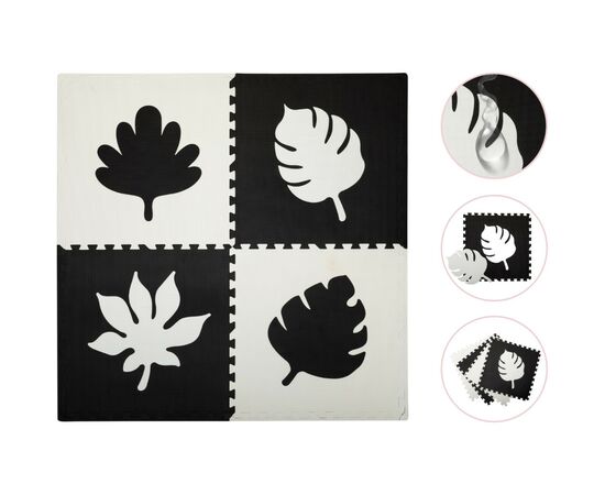 Дитячий килимок MoMi пазл Feli 120 х 120 cм Black (AKCE00028), зображення 3