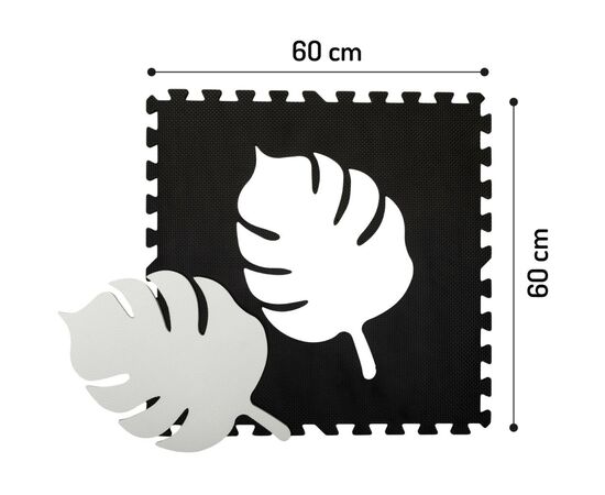 Дитячий килимок MoMi пазл Feli 120 х 120 cм Black (AKCE00028), зображення 6