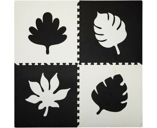 Дитячий килимок MoMi пазл Feli 120 х 120 cм Black (AKCE00028)